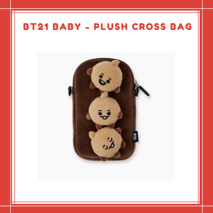 [PREORDER] BT21 BABY - PLUSH CROSS BAG