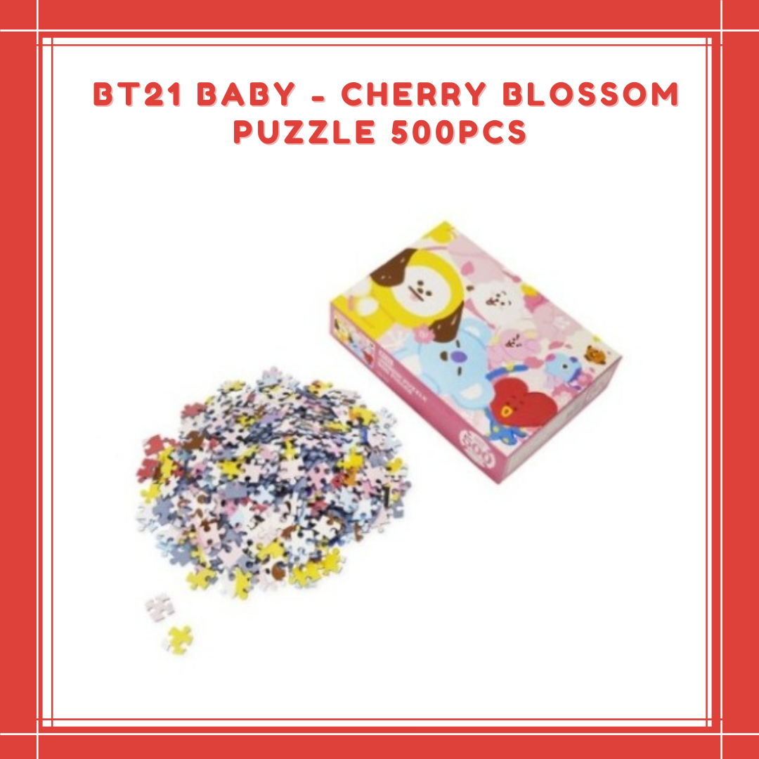 [PREORDER] BT21 BABY - CHERRY BLOSSOM PUZZLE 500PCS