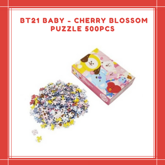 [PREORDER] BT21 BABY - CHERRY BLOSSOM PUZZLE 500PCS