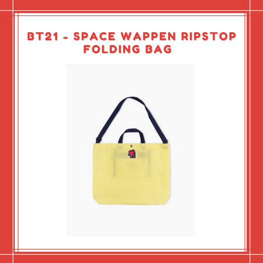 [PREORDER] BT21 - SPACE WAPPEN RIPS TOP FOLDING BAG