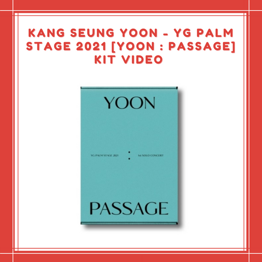 [PREORDER] KANG SEUNG YOON - YG PALM STAGE 2021 [YOON : PASSAGE] KIT VIDEO