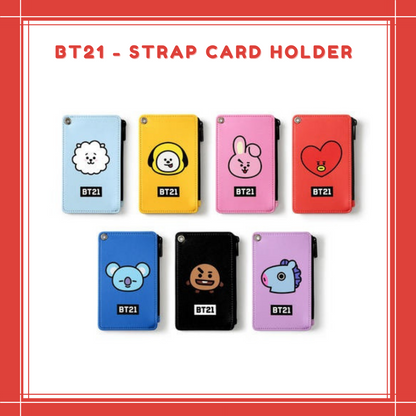 [PREORDER] BT21 - STRAP CARD HOLDER