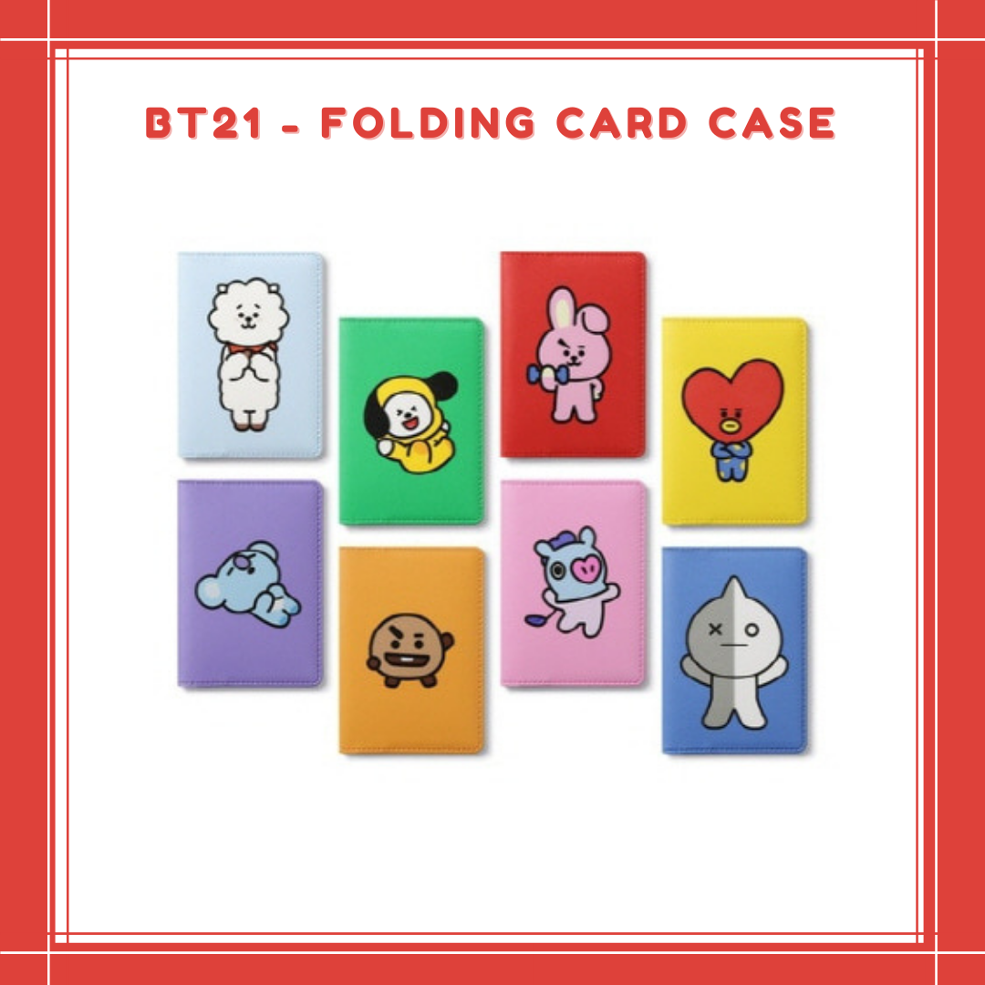 [PREORDER] BT21 - FOLDING CARD CASE