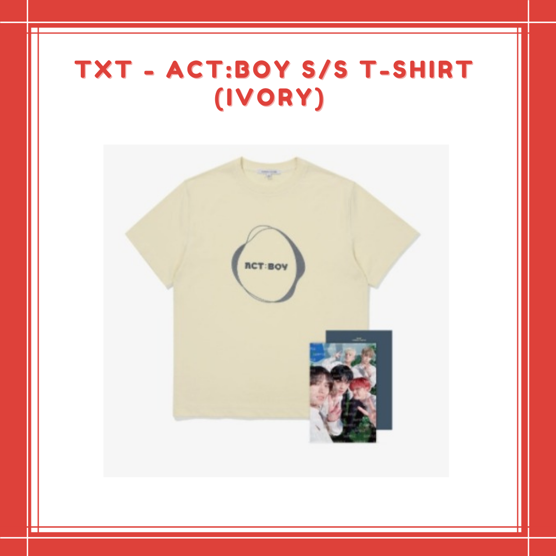 [PREORDER] TXT - ACT:BOY S/S T-SHIRT (IVORY)