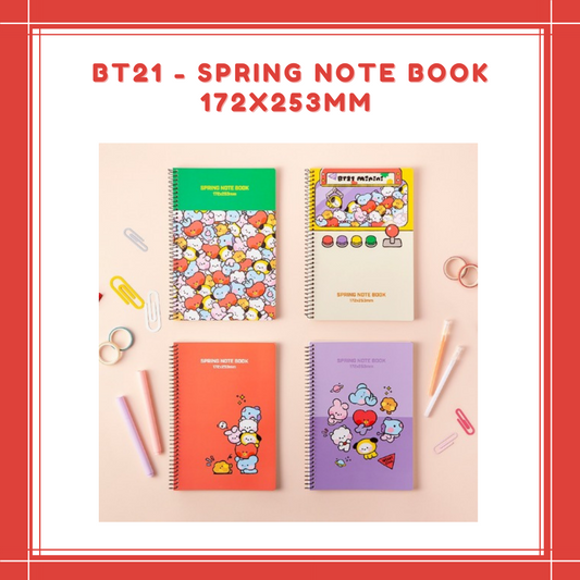 [PREORDER] BT21 - SPRING NOTE BOOK 172x253mm