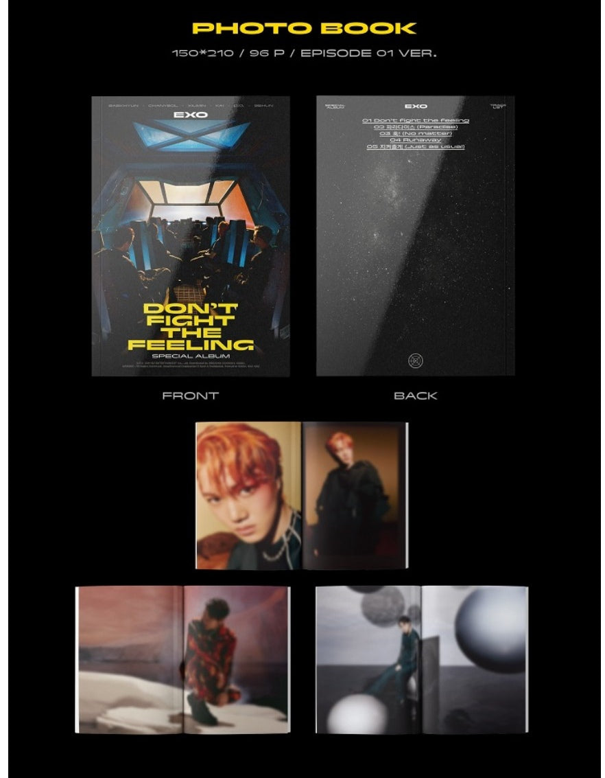 [PREORDER] EXO - SPECIAL ALBUM DON’T FIGHT THE FEELING (PHOTO BOOK VER.1 VER.2)