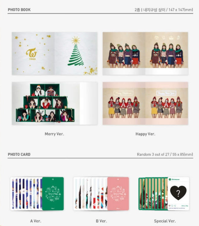 [PREORDER] TWICE - VOL.1 REPACKAGE MERRY & HAPPY