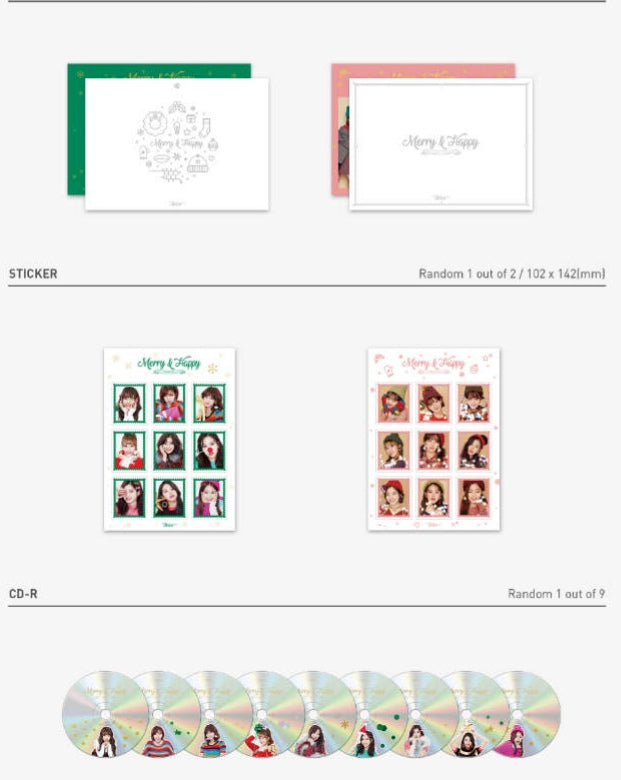 [PREORDER] TWICE - VOL.1 REPACKAGE MERRY & HAPPY