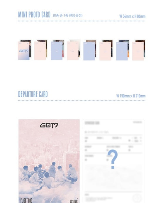 [PREORDER] GOT7 - FLIGHT LOG : DEPARTURE (MINI ALBUM)