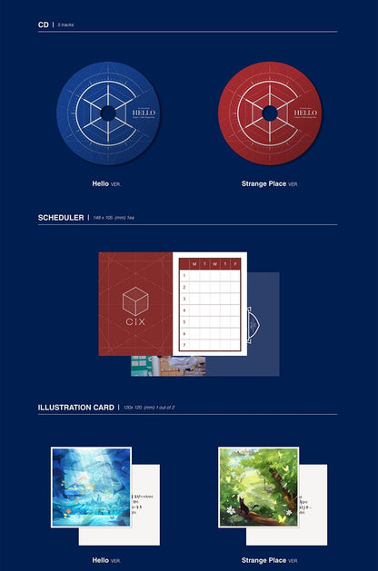 [PREORDER] CIX - HELLO CHAPTER 2. HELLO, STRANGE PLACE (2ND EP)