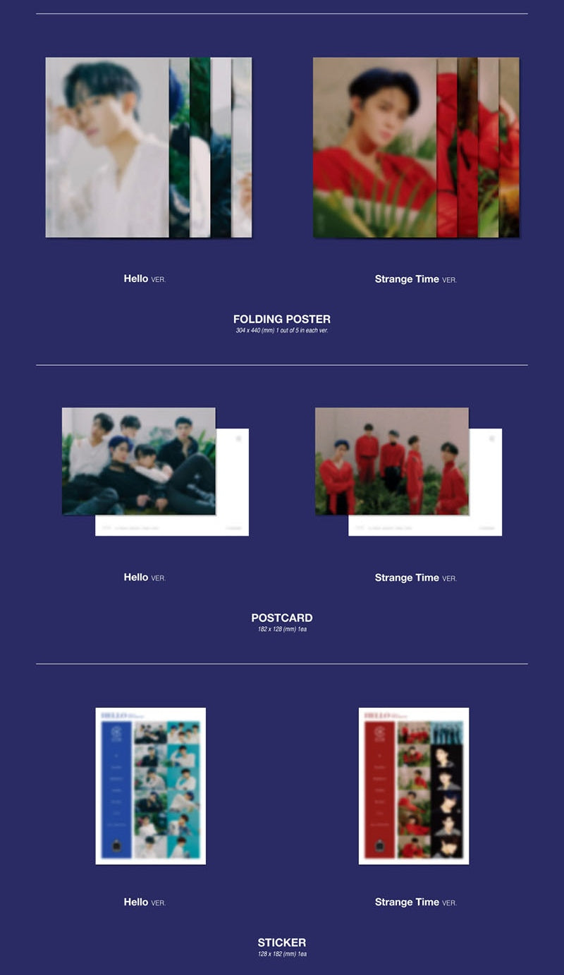 [PREORDER] CIX - HELLO CHAPTER 3. HELLO, STRANGE TIME (3RD EP)