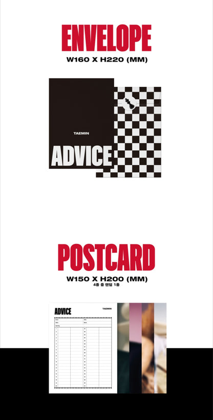 [PREORDER] TAEMIN - ADVICE (3RD MINI ALBUM)