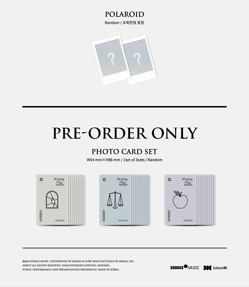 [PREORDER] GFRIEND - 回:SONG OF THE SIRENS
