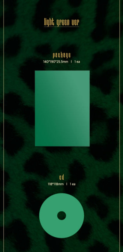 [PREORDER] MAMAMOO - TRAVEL (10TH MINI ALBUM) LIGHT GREEN VER.