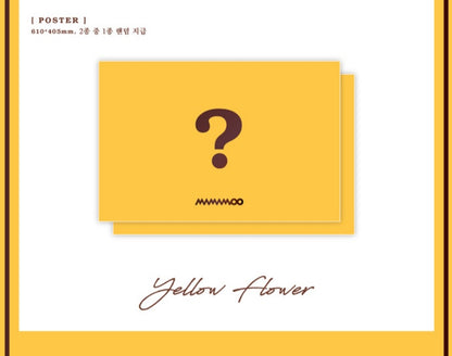 [PREORDER] MAMAMOO - YELLOW FLOWER (6TH MINI ALBUM)