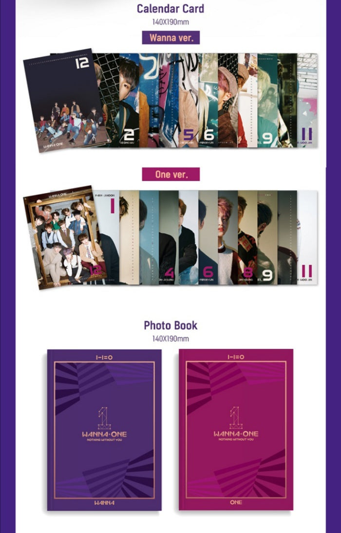 [PREORDER] WANNA ONE - TO BE ONE PREQUEL REPACKAGE 1-1=0 (NOTHING WITHOUT YOU)