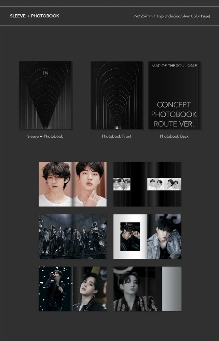 [PREORDER] BTS - MAP OF THE SOUL ON:E CONCEPT PHOTOBOOK ROUTE VER
