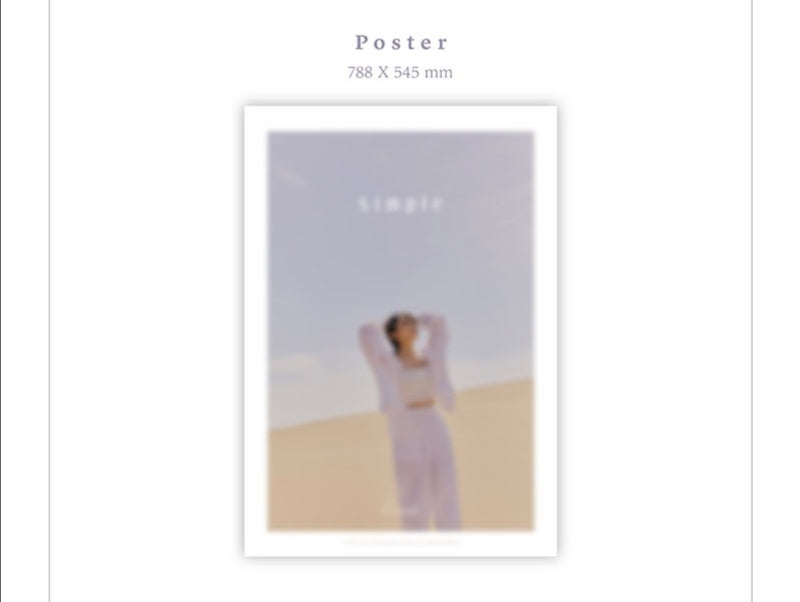 [PREORDER] JEONG EUN JI - SIMPLE (4TH MINI ALBUM)