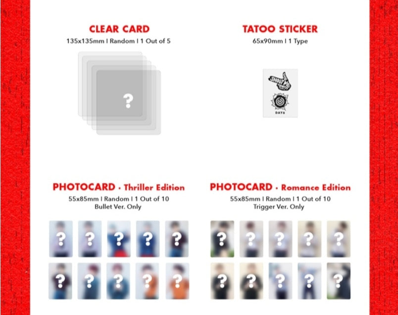 [PREORDER] DAY6 - SHOOT ME : YOUTH PART 1 (3RD MINI ALBUM)