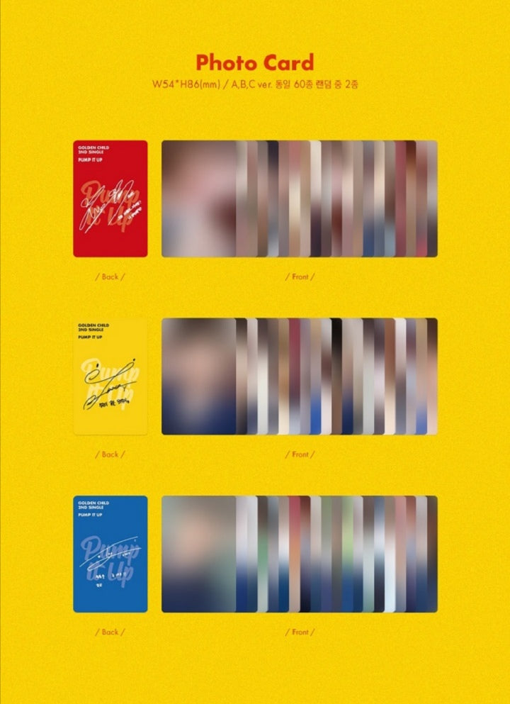 [PREORDER] GOLDEN CHILD - PUMP IT UP (2ND SINGLE ALBUM)