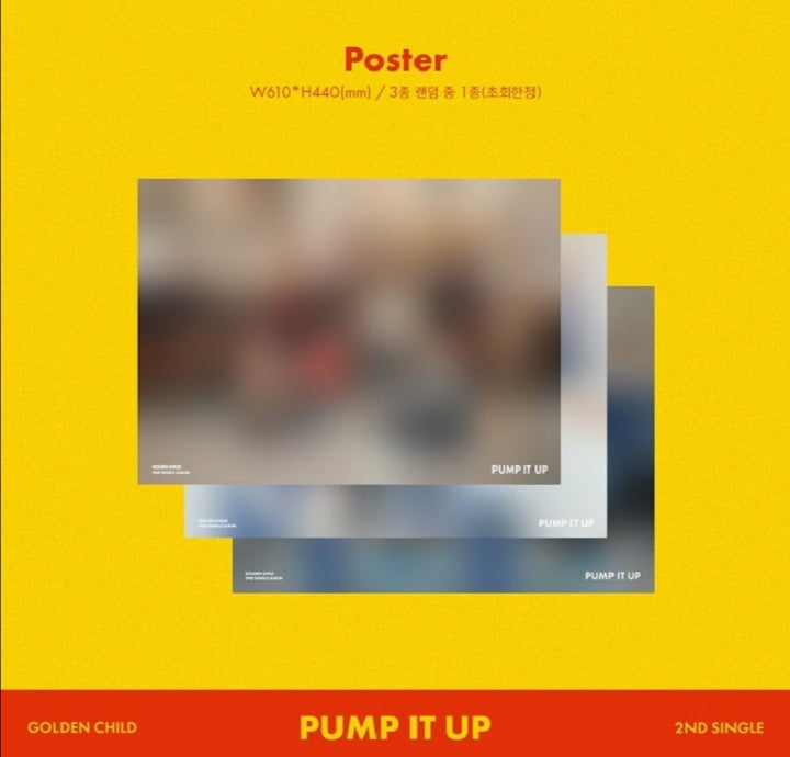 [PREORDER] GOLDEN CHILD - PUMP IT UP (2ND SINGLE ALBUM)