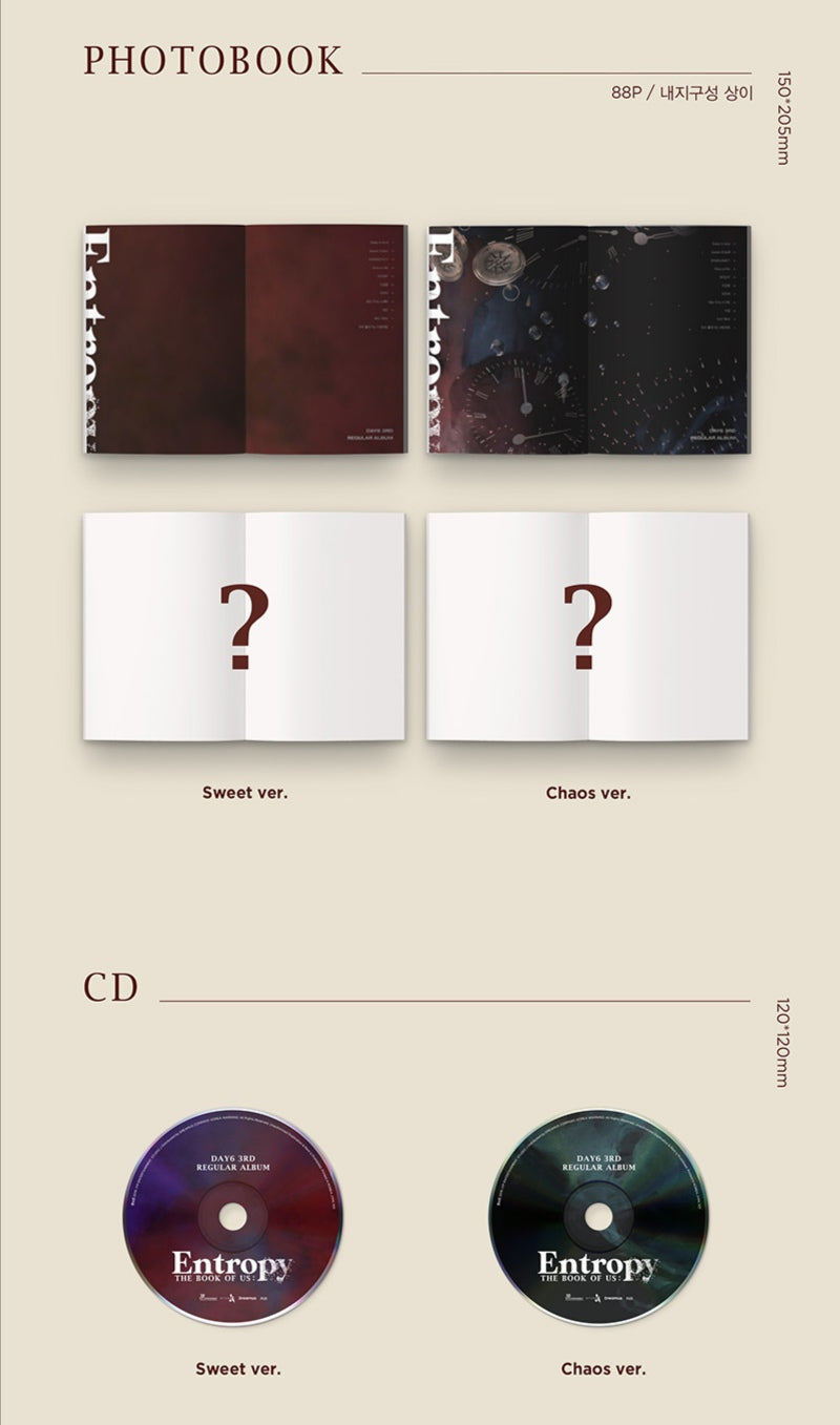 [PREORDER] DAY6 - VOL.3 THE BOOK OF US : ENTROPY