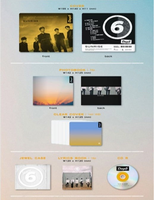 [PREORDER] DAY6 - VOL.1 SUNRISE