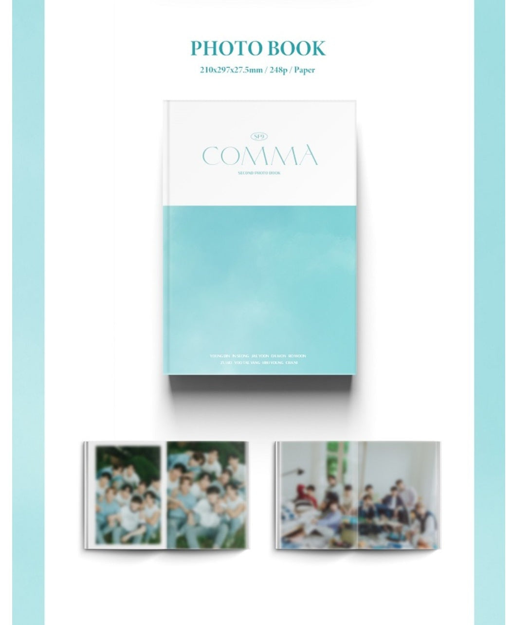 [PREORDER] SF9 - 2ND PHOTO BOOK COMMA