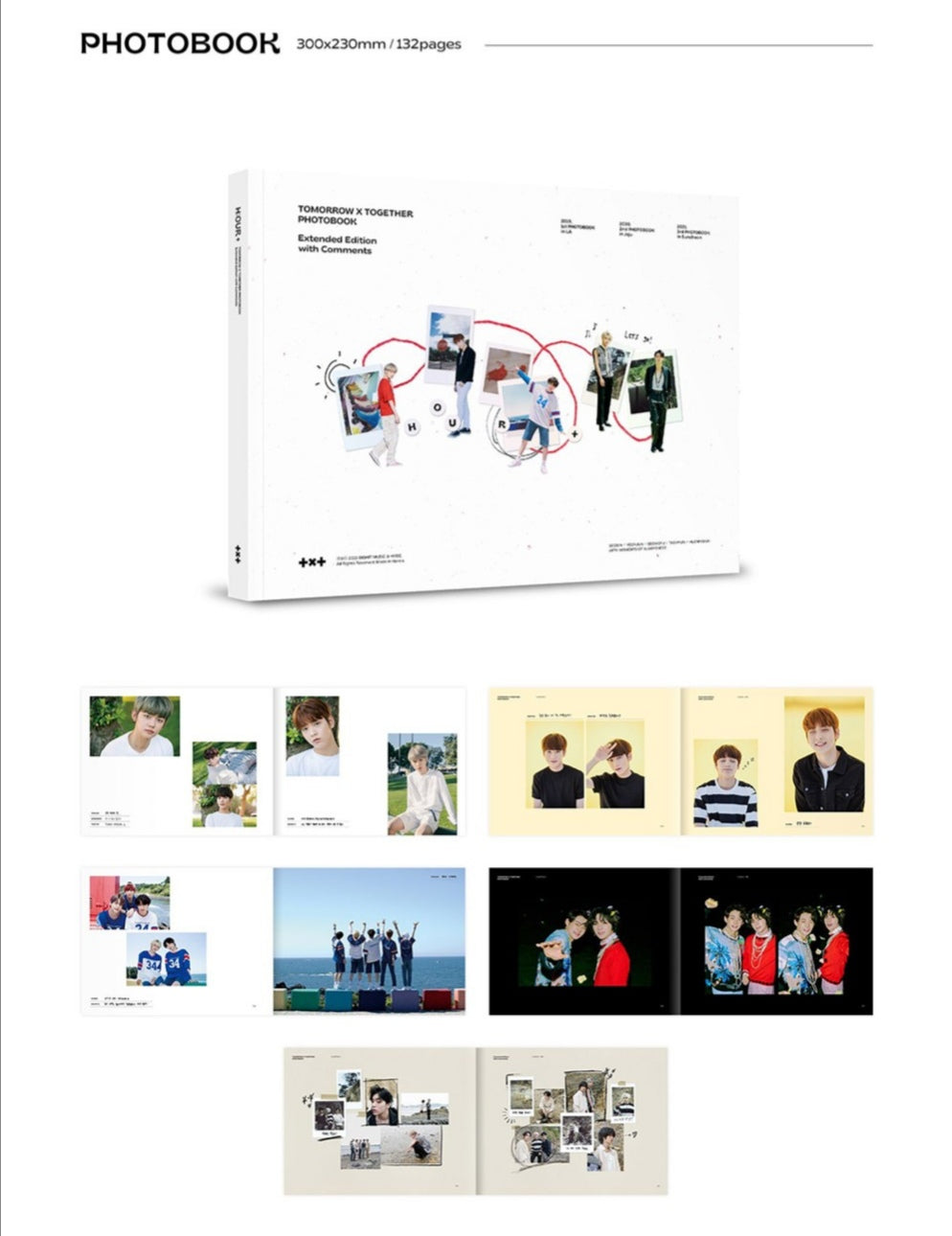 [PREORDER] TXT - H:OUR SET (3RD PHOTOBOOK + EXTENDED EDITION)