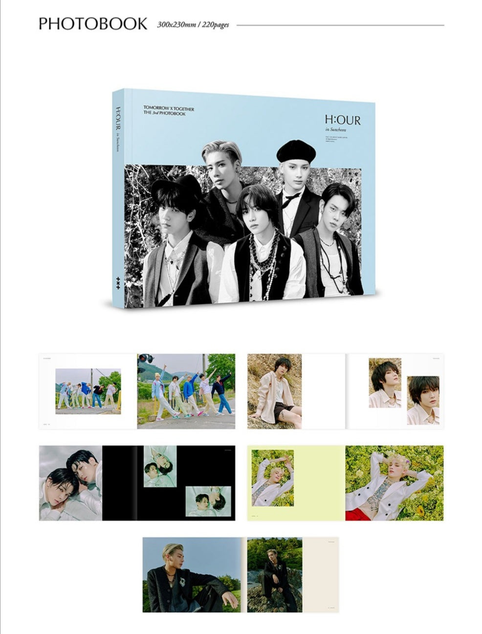 [PREORDER] TXT - THE 3RD PHOTOBOOK H:OUR IN SUNCHEON