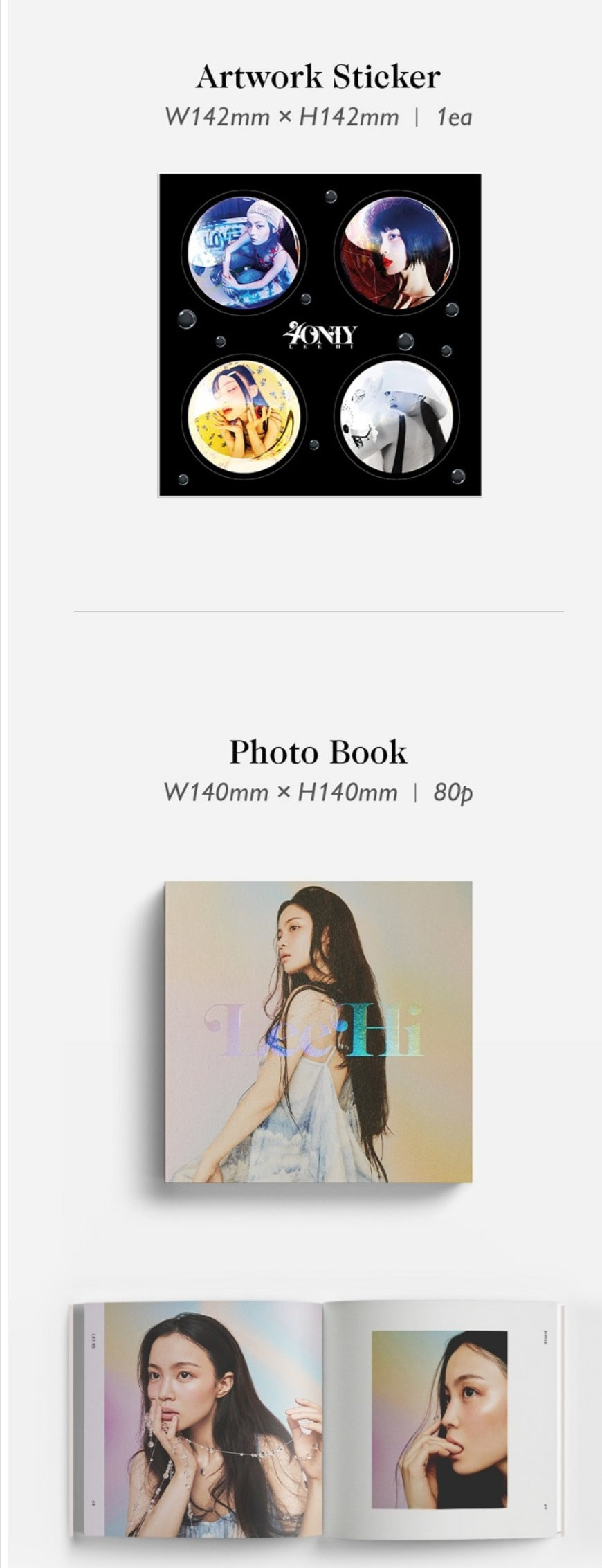 [PREORDER] LEE HI - VOL.3 4 ONLY