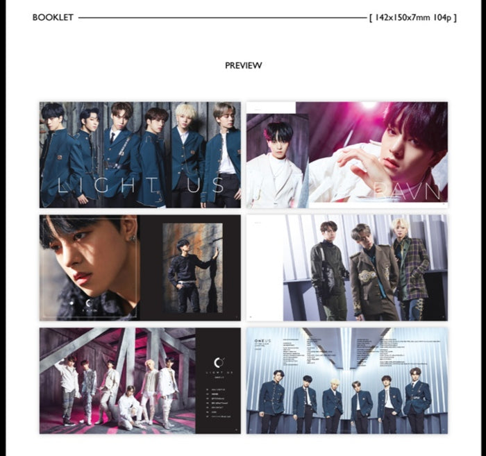 [PREORDER] ONEUS - LIGHT US 1ST MINI ALBUM