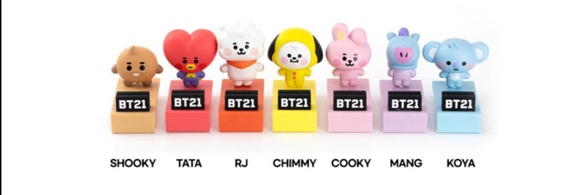 [PREORDER] BT21 BABY - FIGURE CLIP FOR MONITOR STAND