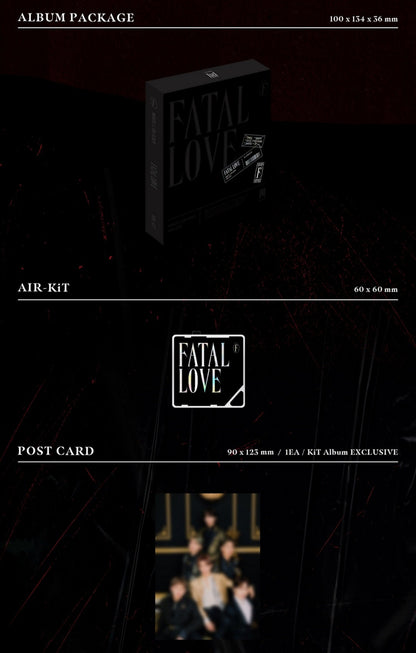 [PREORDER] MONSTA X - VOL.3 FATAL LOVE KIHNO KIT