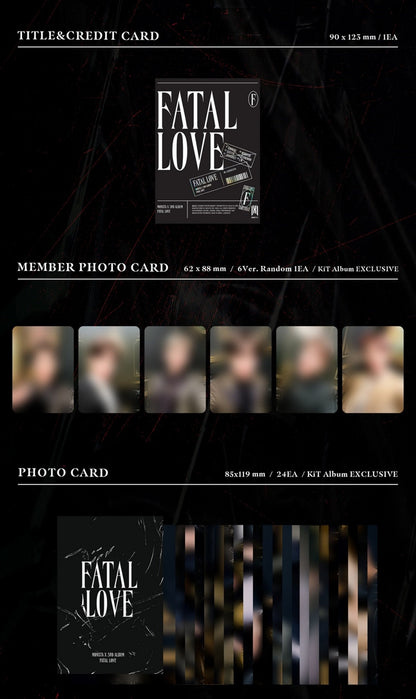 [PREORDER] MONSTA X - VOL.3 FATAL LOVE KIHNO KIT