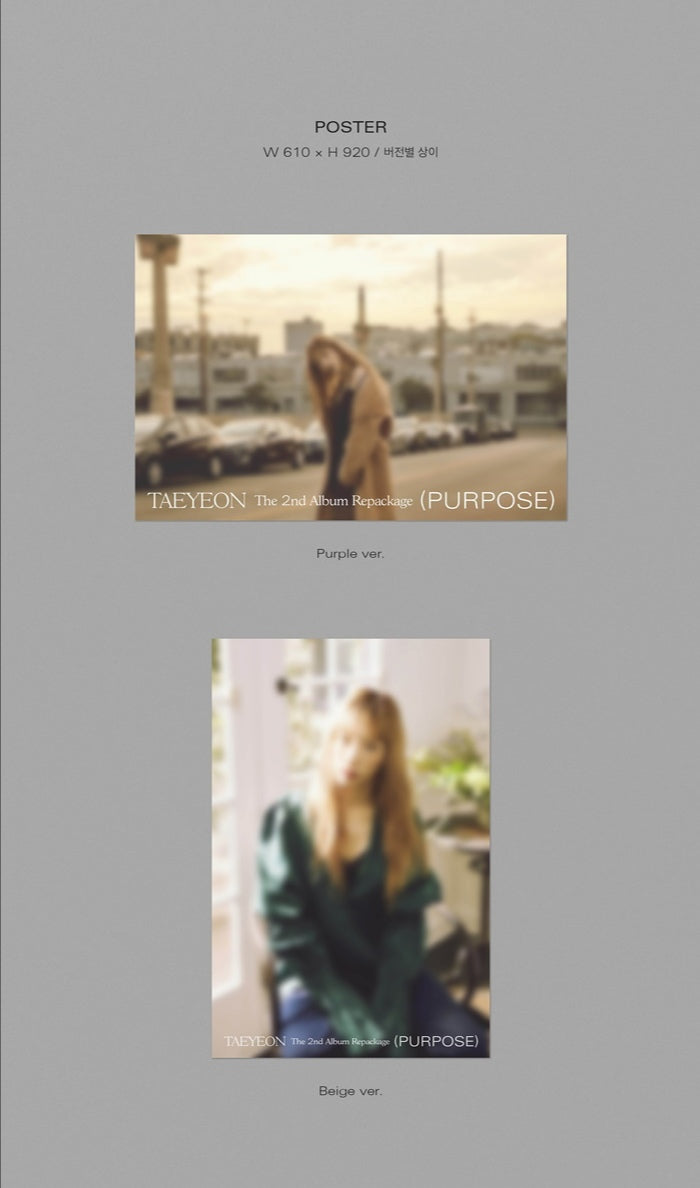 [PREORDER] TAEYEON - VOL.2 REPACKAGE PURPOSE