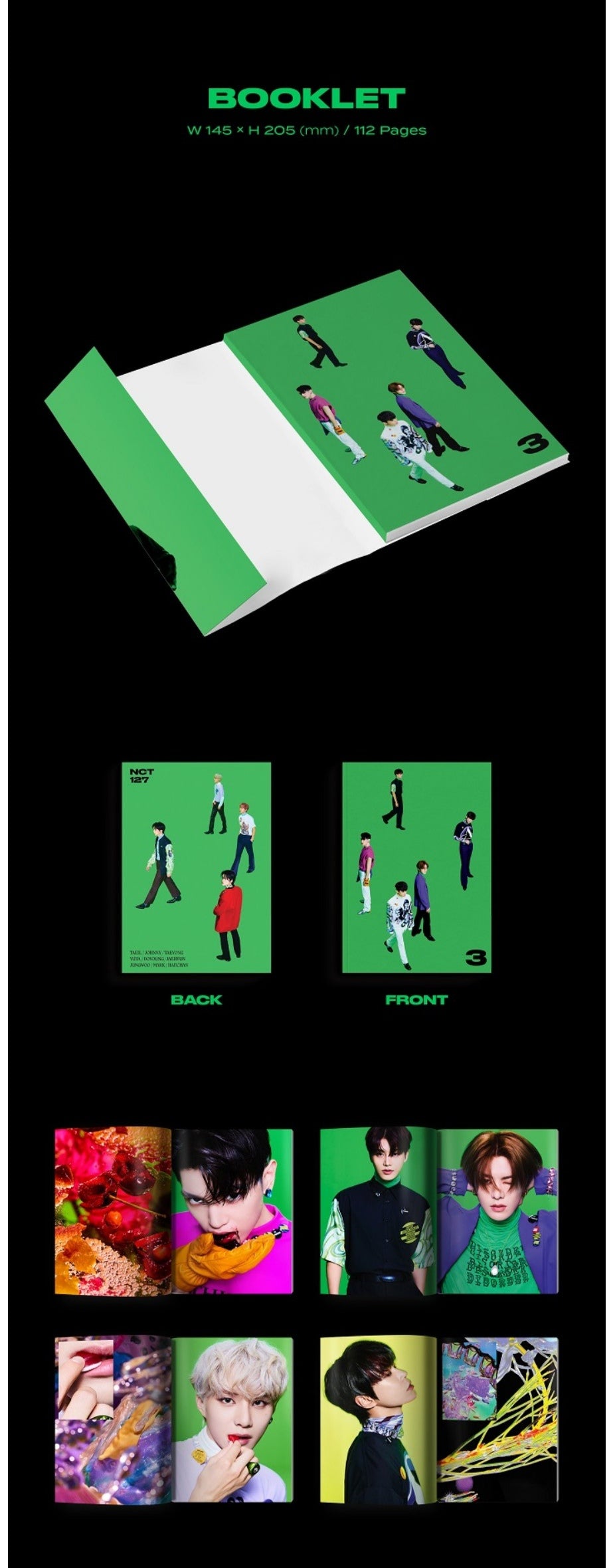 [PREORDER] NCT 127 - VOL.3 STICKER STICKY VER.