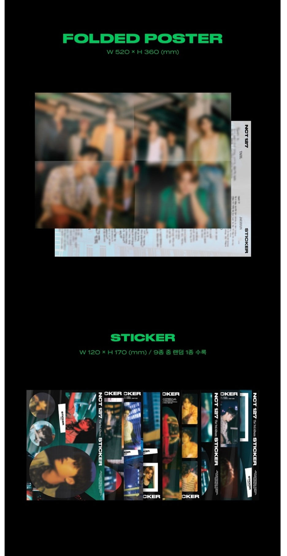 [PREORDER] NCT 127 - VOL.3 STICKER SEOUL CITY VER.