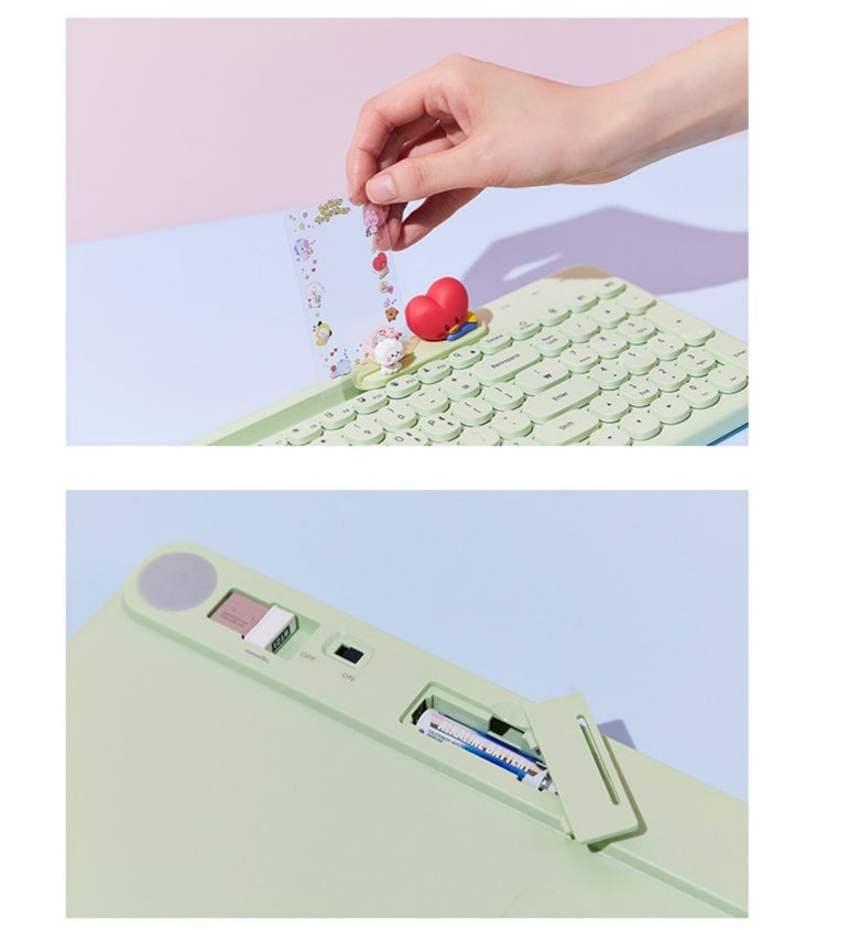 [PREORDER] BT21 - MULTI PAIRING WIRELESS KEYBOARD MY LITTLE BUDDY