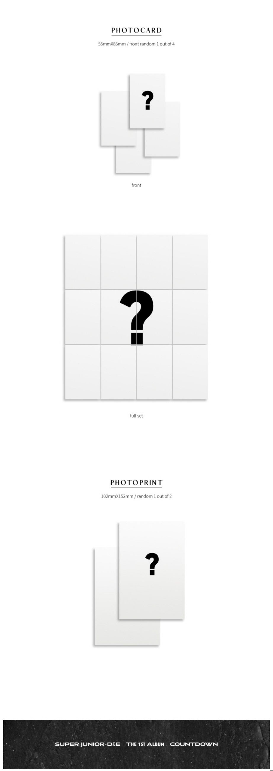 [PREORDER] SUPER JUNIOR D&E - VOL.1 COUNTDOWN COUNTDOWN VER.