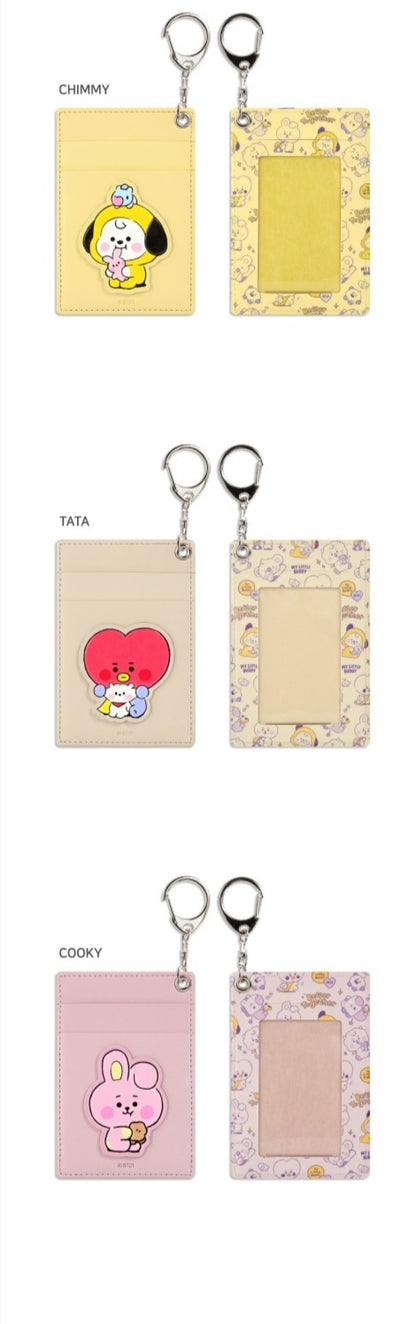 [PREORDER] BT21 - LEATHER PATCH CHARD HOLDER LITTLE BUDDY