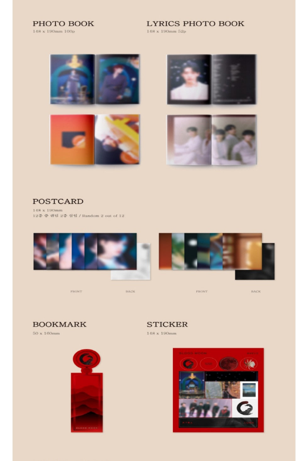 [PREORDER] ONEUS - BLOOD MOON 6TH MINI ALBUM