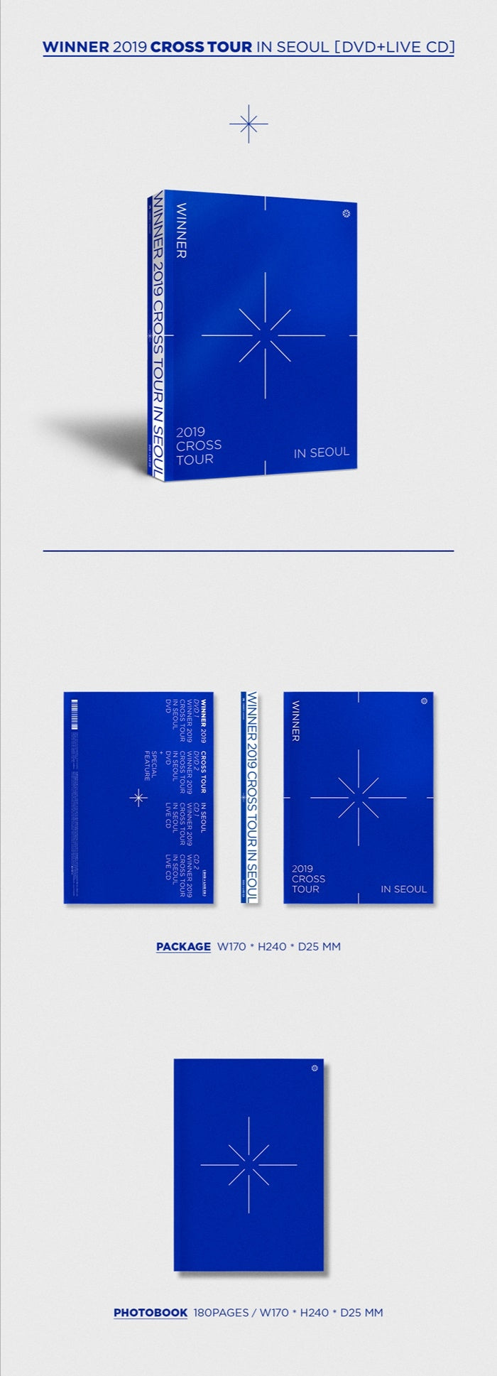 [PREORDER] WINNER - 2019 CROSS TOUR IN SEOUL (2DVD+2CD)