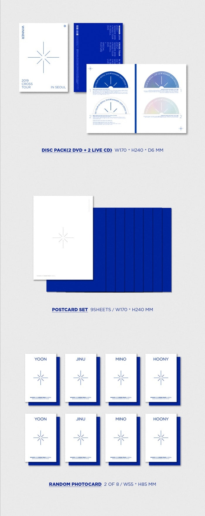 [PREORDER] WINNER - 2019 CROSS TOUR IN SEOUL (2DVD+2CD)