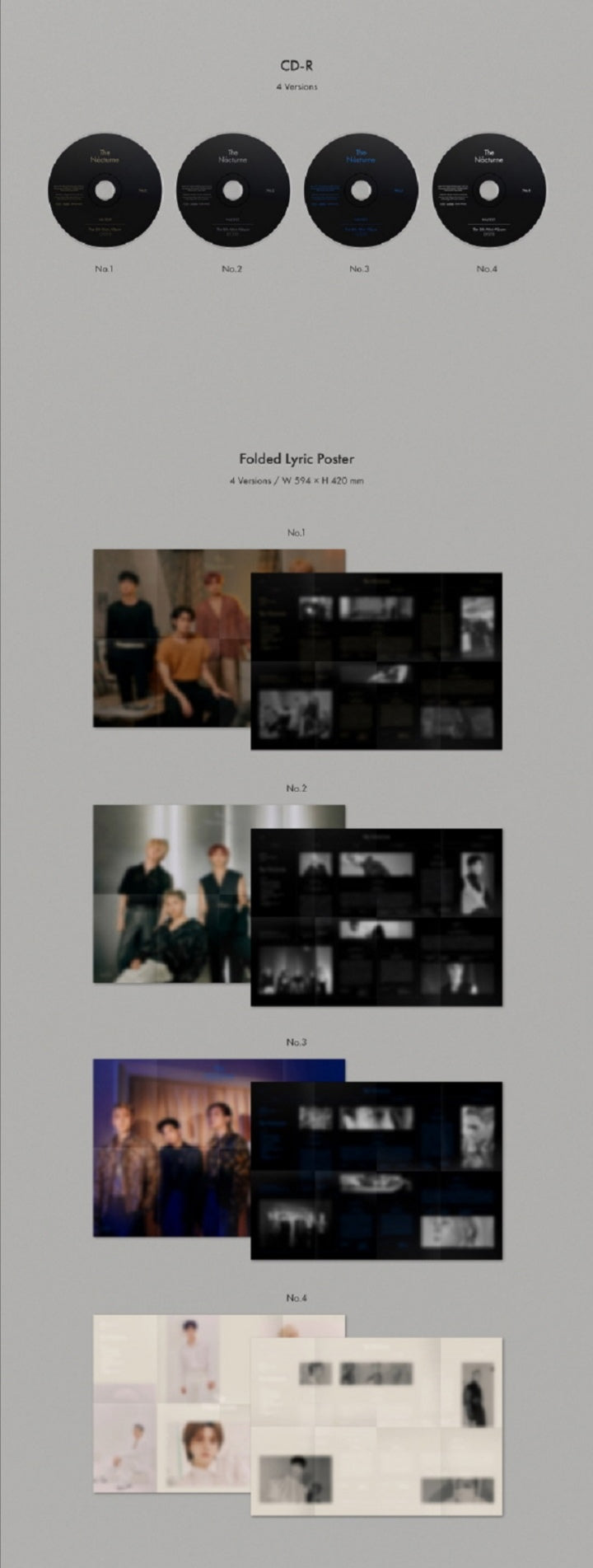 [PREORDER] NU'EST - THE NOCTURNE (8TH MINI ALBUM)