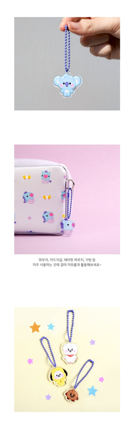 [PREORDER] BT21 BABY - ACRYLIC SIMPLE KEYRING