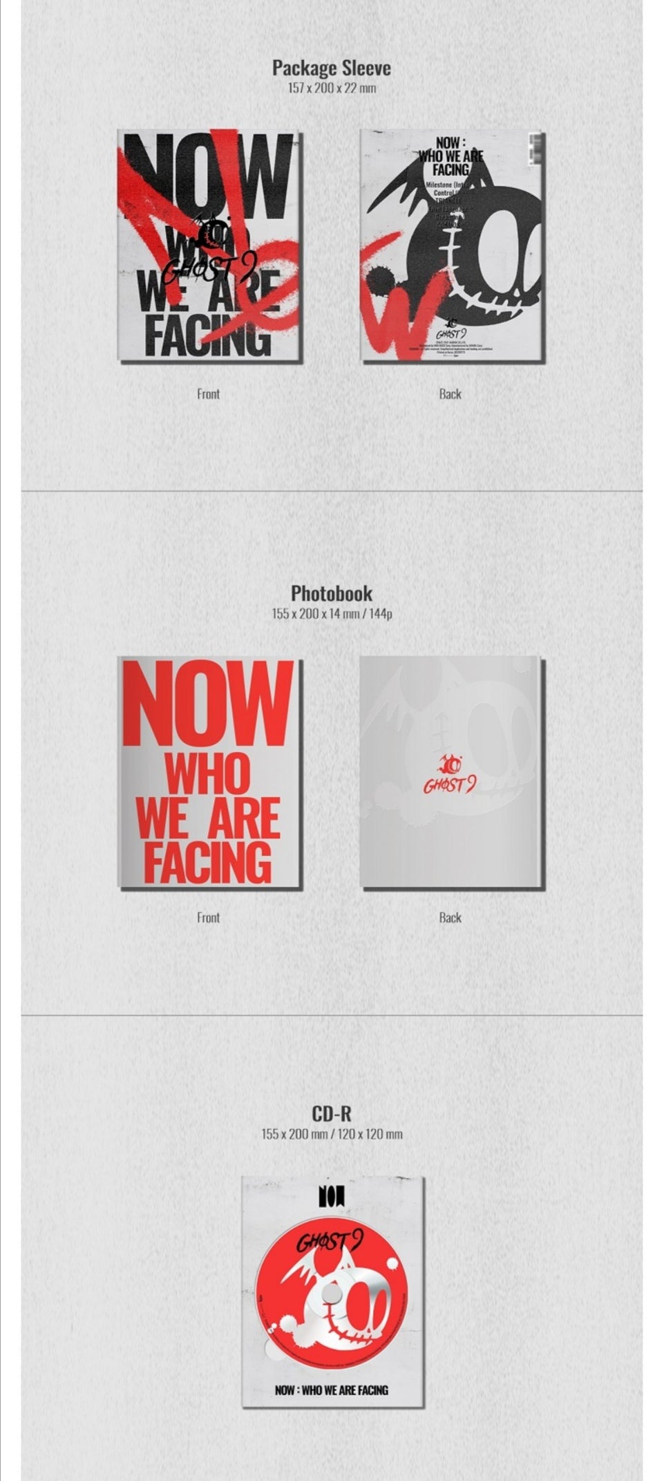 [PREORDER] GHOST9 - NOW : WHO WE ARE FACING (5TH MINI ALBUM)