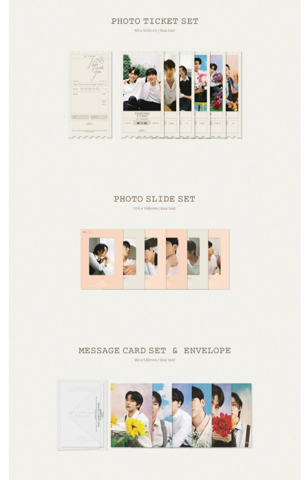 [PREORDER] MONSTA X - 2022 SEASON'S GREETING DESK CALENDAR PACKAGE