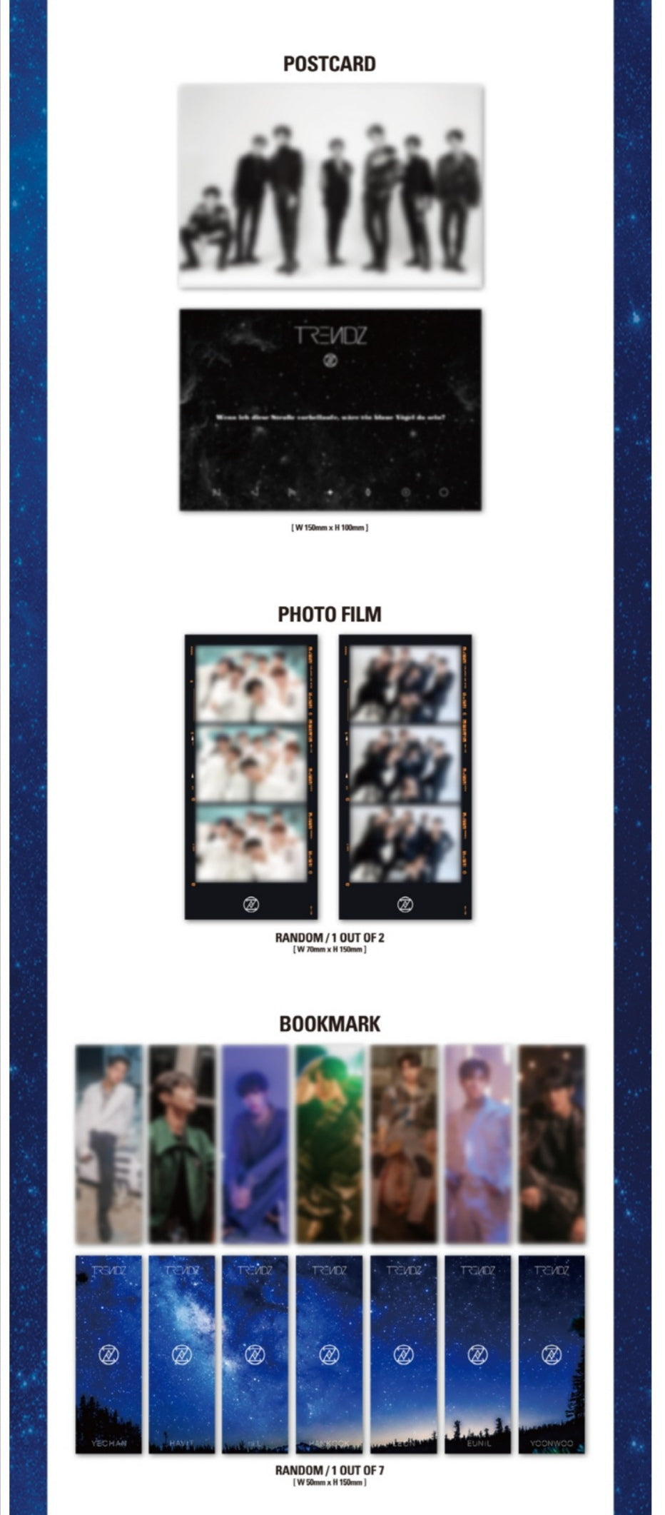 [PREORDER] TRENDZ - BLUE SET CHAPTER 1. TRACKS (1ST MINI ALBUM)