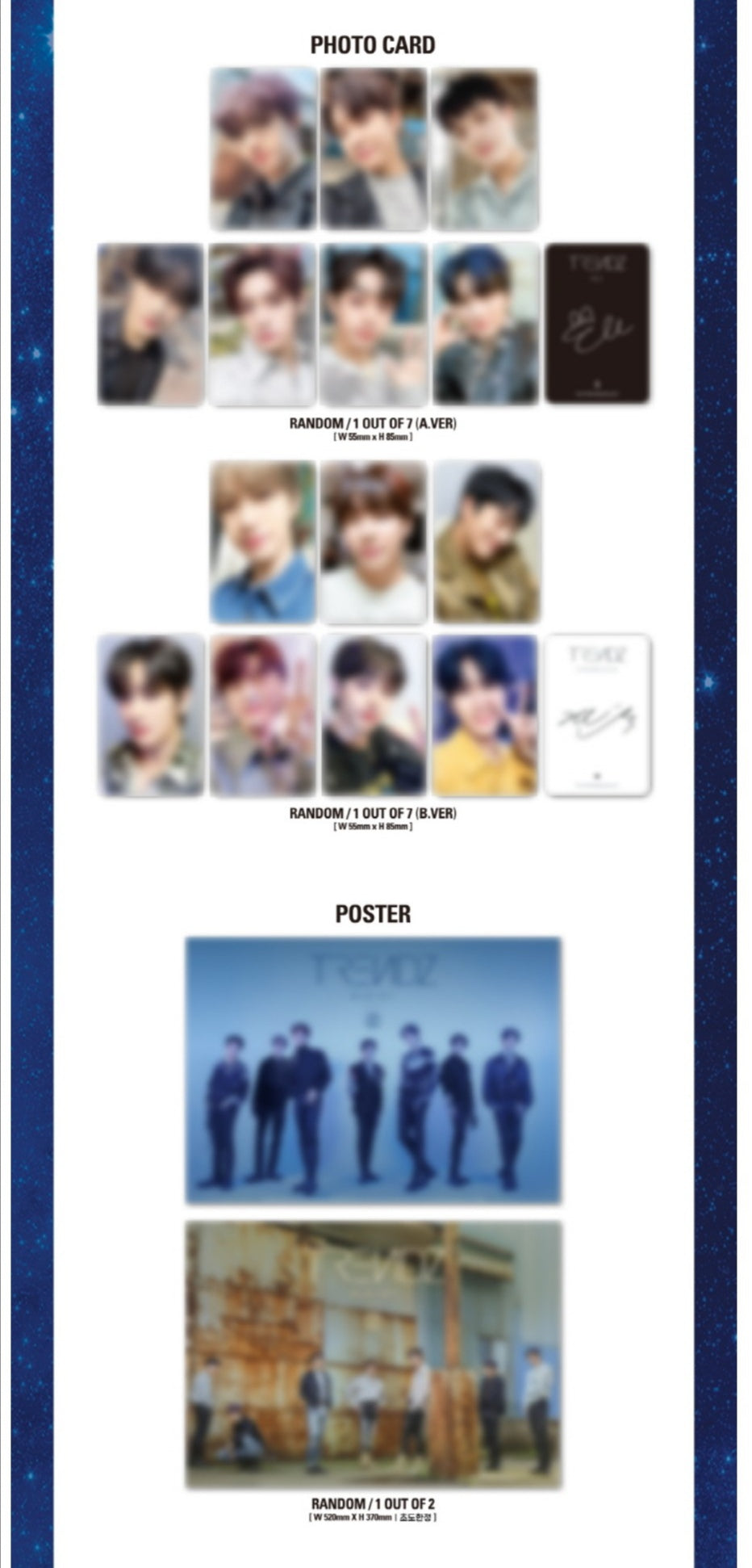 [PREORDER] TRENDZ - BLUE SET CHAPTER 1. TRACKS (1ST MINI ALBUM)